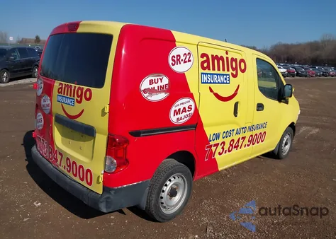 2014 Nissan Nv200 S z USA, uszkodzony, nr VIN 3N6CM0KN0EK695622